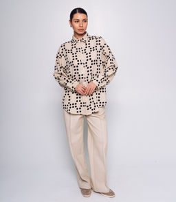 Рубашка #КТ922 (1), светло-бежевый