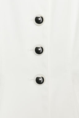 BLAZER PEPLUM BOTONES MET?LICOS / Crudo - Zara фото 8