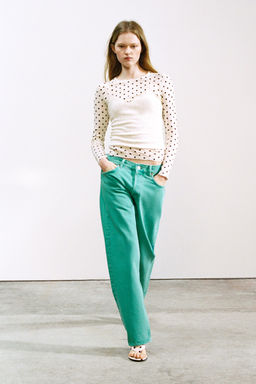 CAMISETA POINTELLE TIRANTES / Crudo
