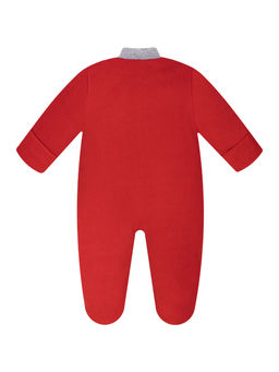 Комбинезон ясельный красный