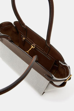 BOLSO CITY COMBINADO HEBILLAS / Beige claro - Zara фото 6