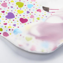 Нагрудник для кормления Крошка Я «Весёлая панда» непромокаемый на липучке, с карманом, мягкий