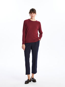 Bisiklet Yaka Kad?n Triko Kazak