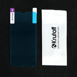 Защитное стекло Krutoff, для Samsung Galaxy A01/M01, гибридное, полный клей