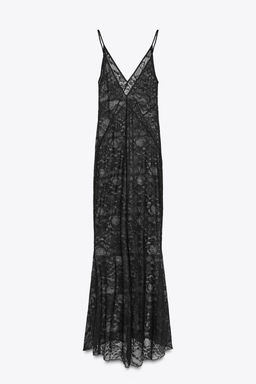LONG LACE DRESS - Zara фото 17