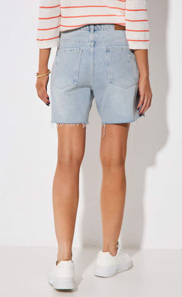 Шорты джинс F512-0909 l.blue