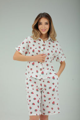 578 ПИЖАМА (ШОРТЫ) (Клубника)