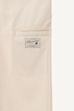 BERMUDA WIDE FIT PLIEGUES WILLY CHAVARRIA X ZARA / Crema  фото 6