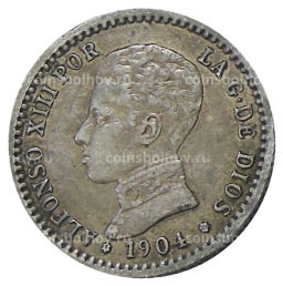 50 сентимо 1904 (10) года Испания