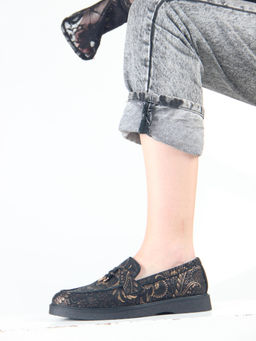 Лоферы лоферы EDART 170.2699bl. Черный грация  фото 3