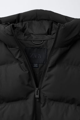 WATER-REPELLENT QUILTED COAT WITH LABEL - Zara фото 17