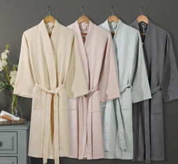 Халат Вафельный L 171-5 КРЕМОВЫЙ