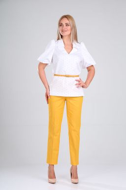 Костюм Gamma & Gracia 480 медовый белый черный горох  фото 4