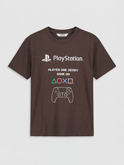PlayStation Bask?l? Erkek ?ocuk Ti??rt