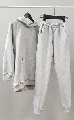 Футер 3х нитка КАЧЕСТВО ПЕНЬЕ костюм женский с брюками палаццо - Knitka wear фото 3