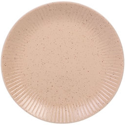 Тарелка керамическая 27,5см "Бисквит" кремовая