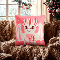 Наволочка декоративная "Этель" "Сказочного праздника" 40х40 см, 100 полиэстер, велюр