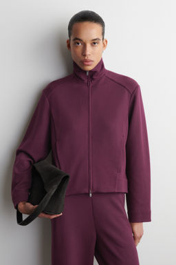 CHAQUETA DEPORTIVA EFECTO NEOPRENO
