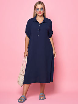 Платье 0258-1с глубокий черный - Dora фото 30