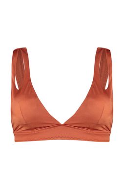 Kiremit Ucgen Cut Out/Pencereli Bikini Ustu TBESS20BU0202