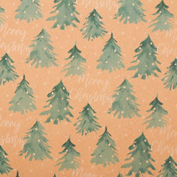 Цена за 10 шт. Бумага упаковочная бурый крафт Merry christmas, 50×70 см