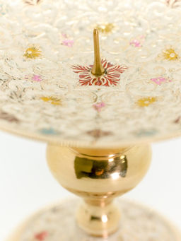 Подсвечник Штырь № Кт3275/7/1 (эмаль белая) - Ганг фото 2