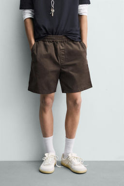 BERMUDA TWILL RELAXED FIT / Marr?n