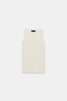 EXTRA-FINE WOOL BLEND TOP - Zara фото 4