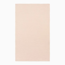 Набор кухонных полотенец Доляна, цвет бежевый, 35х60см-2шт, 100% хл, крупная вафля, 220 гр/м2  фото 2