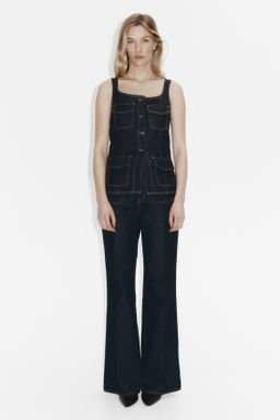 Top en denim con botonadura frontal - H&m фото 5
