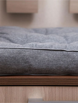 Подушка в прихожую на банкетку и скамейку PPR 80х40, Рогожка "Iris" премиум класса, Bio-Line