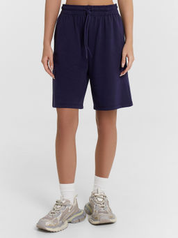 Комплект женский Mark Formelle футболка и шорты синий принт  фото 4