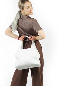 LACCOMA сумка Валери-L815-белый эко кожа хлопок