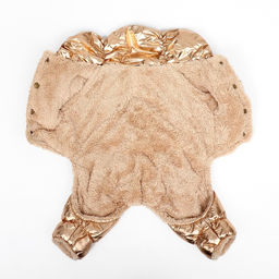 Комбинезон Блеск, размер XS (ДС 19 см, ОГ 28, ОШ 19 см, до 3 кг), золотой - Simaland фото 7