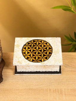 Шкатулка «Цветы», 19×15×7 см, МДФ