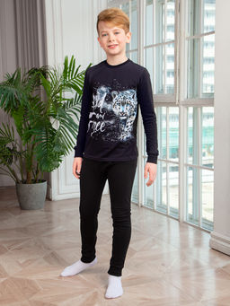 Пижама"Ягуар",чёрный