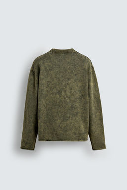 WASHED COTTON SWEATER - Zara фото 8