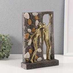 Фигурка полистоун «Тайное свидание у каменной стены», 6.5×21.5×30.5 см