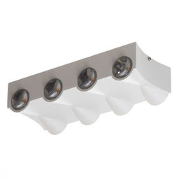 Бра BayerLux «Бисо», 8хLED, 8 Вт, 4000К, IP66, белый, 19×4.5×8 см