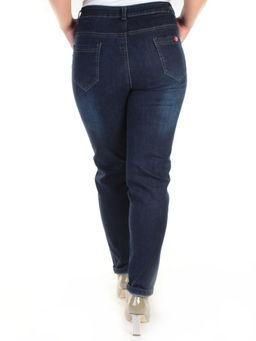 6626 DK. BLUE Джинсы зауженные женские ZAL