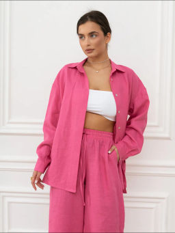 Брюки женские Лён Бежевый - Modamica фото 10