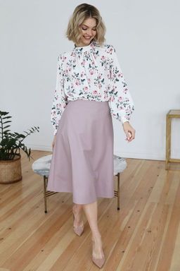 Блузка со сборкой по переду - Looklikecat фото 3