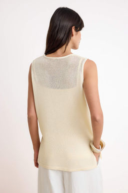 Ekru Triko-Orme 2li Set Urun Triko Bluz TWOSS26BZ00305 - Trendyolmilla фото 4