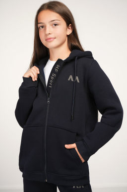 Теплый детский костюм из футера трехнитки с начесом Happyfox