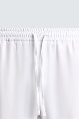 PANTAL?N CINTURA JOGGER CONFORT / Blanco - Zara фото 9