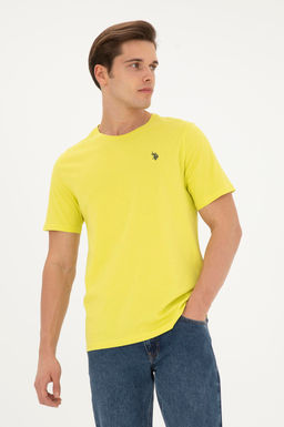 Мужская базовая футболка фисташкового цвета - U.s. polo assn фото 3