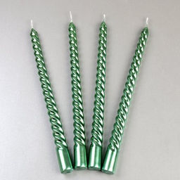 Свеча стержень 4 штуки 25 см витая / GL-10-4 /уп 36/144/ - Галеонтрейд фото 2