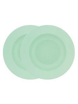 52226 GIPFEL Набор тарелок суповых GRONTE 22 см (2шт.). Материал: керамика. Цвет: светло-зеленый.