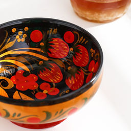 Чашка дерево хохлома «Малая», 11×6.5 см