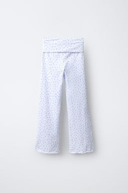 6-14 A?OS/ PIJAMA ESTAMPADO FLORES / Azul claro - Zara фото 5